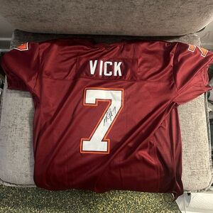Mike Vick Signed Virginia Tech V7 Jersey